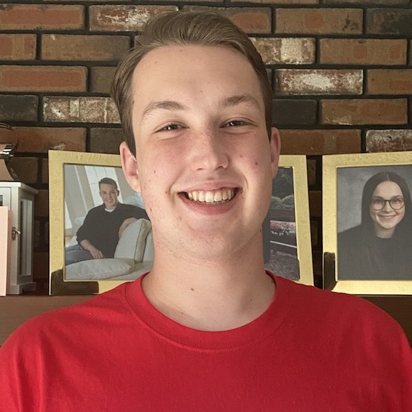 Matt Lipka in a red shirt