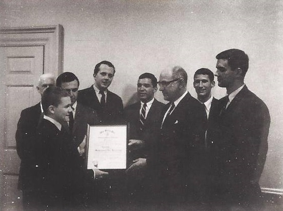 Epsilon Chapter Charter Presentation, dated April 11, 1965.